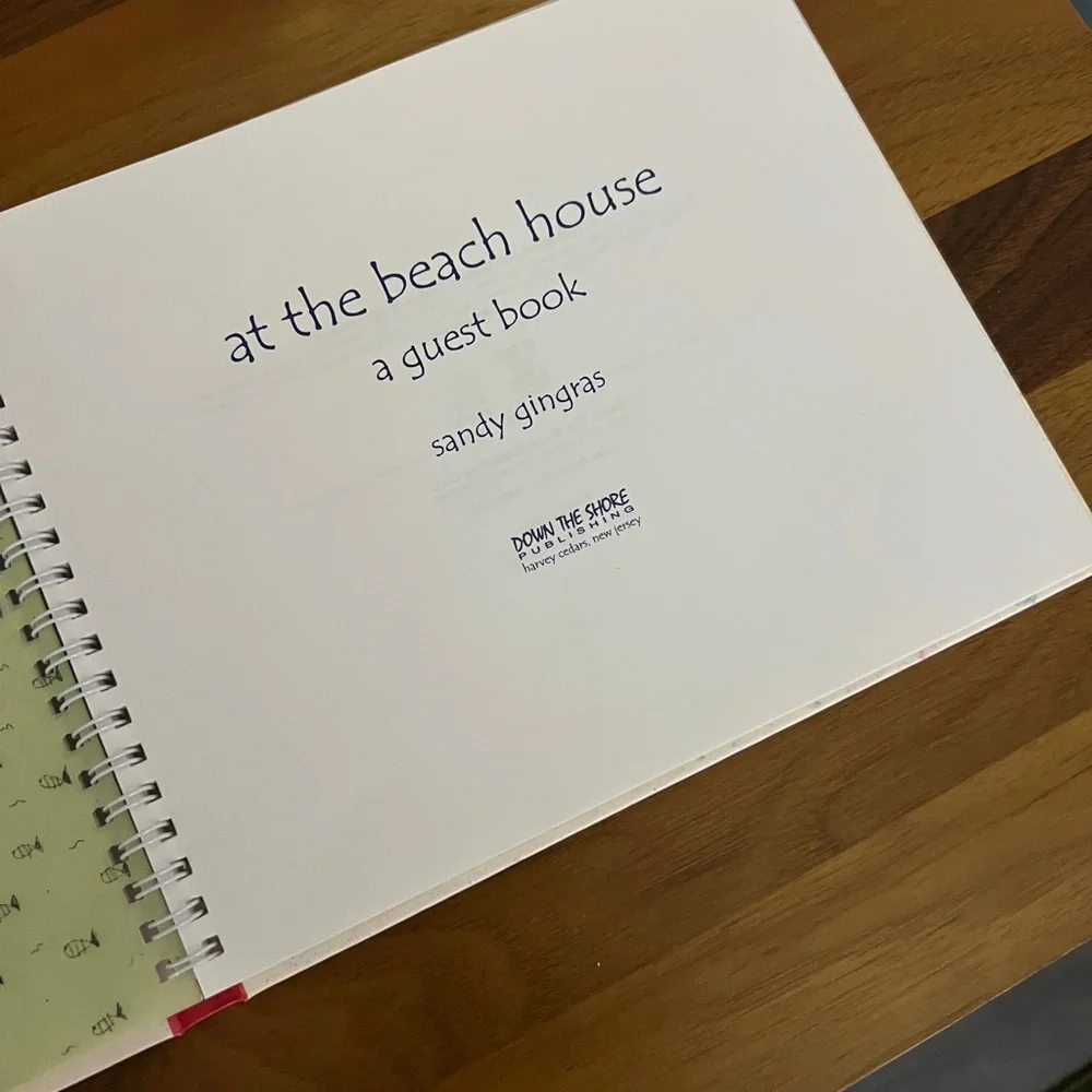 Guest Book, beach house, never used, like new